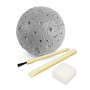 LUNA da scavare DIG A PLANET moon BUKI kit scientifico CON 6 PIETRE età 8+