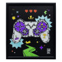 NEON DIY GAMEPAD kit artistico BUKI luci e colori JOYSTICK età 7+