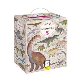 PUZZLE puzzlove DINOSAURS dinosauri BANANA PANDA in cartone 200 PEZZI età 7+