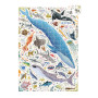 PUZZLE puzzlove ANIMALI DELL'OCEANO oceans animal BANANA PANDA in cartone 200 PEZZI età 7+