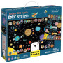 SUUUPER SIZE PUZZLE extra large SOLAR SYSTEM sistema solare BANANA PANDA in cartone 300 PEZZI età 7+