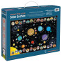 SUUUPER SIZE PUZZLE extra large SOLAR SYSTEM sistema solare BANANA PANDA in cartone 300 PEZZI età 7+