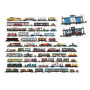 PUZZLE mix and match TRAINS treni BANANA PANDA in cartone 54 PEZZI età 5+