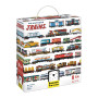 PUZZLE mix and match TRAINS treni BANANA PANDA in cartone 54 PEZZI età 5+