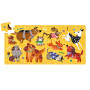 PUZZLE cani I LOVE DOGS con 10 soggetti BANANA PANDA in cartone 40 PEZZI età 3+