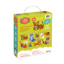 PUZZLE gatti I LOVE CATS con 10 soggetti BANANA PANDA in cartone 40 PEZZI età 3+