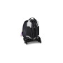 TROLLEY NEW JACK 8WD seven DETACH shadows of color NERO E ROSA da 34 litri ZAINO SCUOLA