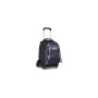 TROLLEY NEW JACK 8WD seven DETACH shadows of color NERO E ROSA da 34 litri ZAINO SCUOLA