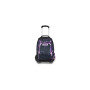 TROLLEY NEW JACK 8WD seven DETACH shadows of color NERO E ROSA da 34 litri ZAINO SCUOLA