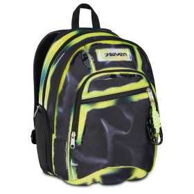 ZAINO seven DUAL backpack SHADOWS OF COLOR scuola GIALLO LIME