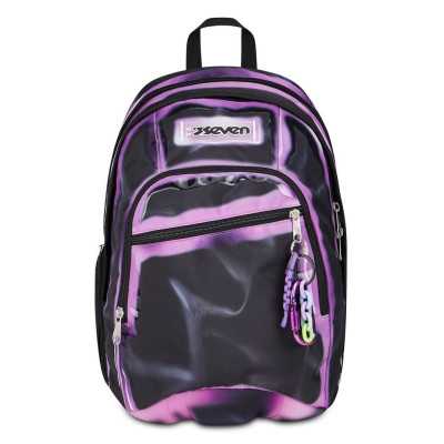 ZAINO seven DUAL backpack SHADOWS OF COLOR scuola VIOLA FUXIA