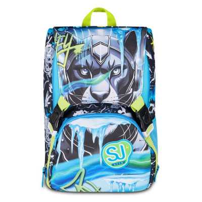 ZAINO sdoppiabile GLACE PANTHER seven BIG scuola SJ GANG estensibile BOY