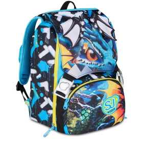 ZAINO sdoppiabile METAL DRAGON seven BIG scuola SJ GANG estensibile BOY