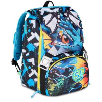 ZAINO sdoppiabile METAL DRAGON seven BIG scuola SJ GANG estensibile BOY