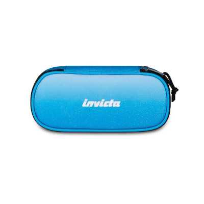 ASTUCCIO invicta OVAL portapenne SHINE pencil case AZZURRO seven METHYL BLUE ovale LIP