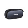 ASTUCCIO invicta OVAL portapenne SHINE pencil case GRIGIO seven JET BLACK ovale LIP