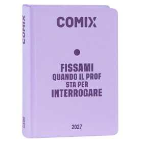 DIARIO datato LILLA da 16 mesi STANDARD std COMIX agenda 2026 2027 scuola FISSAMI