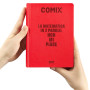 DIARIO datato RED da 16 mesi STANDARD std COMIX agenda 2026 2027 scuola LA MATEMATICA