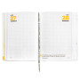 DIARIO datato HOLO WHITE da 16 mesi STANDARD std COMIX agenda 2026 2027 scuola SE PARTI