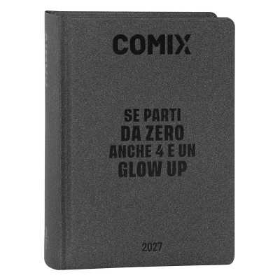 DIARIO datato CHARCOAL da 16 mesi STANDARD std COMIX agenda 2026 2027 scuola SE PARTI