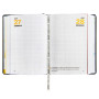 DIARIO datato BLACK AND SILVER da 16 mesi STANDARD std COMIX agenda 2026 2027 scuola LA SCUOLA