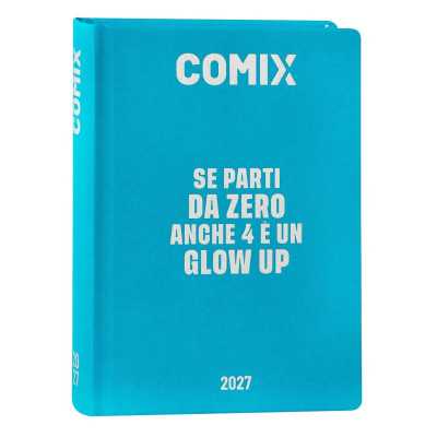 DIARIO datato AZZURRO da 16 mesi STANDARD std COMIX agenda 2026 2027 scuola SE PARTI
