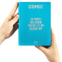 DIARIO datato AZZURRO da 16 mesi STANDARD std COMIX agenda 2026 2027 scuola SE PARTI