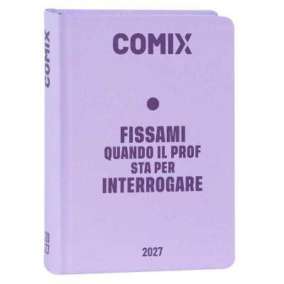 DIARIO datato LILLA da 16 mesi MINI piccolo COMIX agenda 2026 2027 scuola FISSAMI