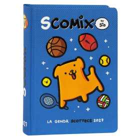 DIARIO datato SCOMIX BY SIO da 16 mesi MEDIUM media COMIX agenda 2026 2027 scuola BLU