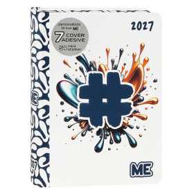 DIARIO datato ME my evolution HASHTAG blu color MEDIUM da 16 mesi AGENDA 2026 2027 scuola
