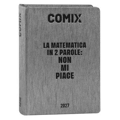 DIARIO datato GEAR BLACK da 16 mesi STANDARD std COMIX agenda 2026 2027 scuola LA MATEMATICA