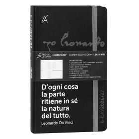DIARIO datato DOCENTE da 12 mesi B-DAY agenda dell'insegnante 2026 2027 archivio di stato LEONARDO DA VINCI