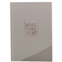AGENDA 2027 biembi WEEKLY PLANNER cartonata GRIGIO settimanale WEEK un giorno tira l'altro