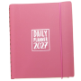 AGENDA 2027 biembi DAILY PLANNER in cuoio ROSSO giornaliera DAY un giorno tira l'altro