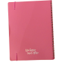 AGENDA 2027 biembi WEEKLY PLANNER in cuoio ROSSO settimanale WEEK un giorno tira l'altro