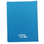 AGENDA 2027 biembi WEEKLY PLANNER in cuoio BLU settimanale WEEK un giorno tira l'altro