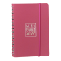 AGENDA 2027 biembi WEEKLY PLANNER in cuoio ROSSO settimanale WEEK un giorno tira l'altro 9X14CM