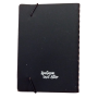 AGENDA 2027 biembi WEEKLY PLANNER in cuoio NERO settimanale WEEK un giorno tira l'altro 9X14CM