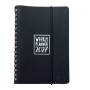 AGENDA 2027 biembi WEEKLY PLANNER in cuoio NERO settimanale WEEK un giorno tira l'altro 9X14CM