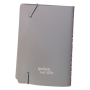 AGENDA 2027 biembi WEEKLY PLANNER in cuoio GRIGIO settimanale WEEK un giorno tira l'altro 9X14CM