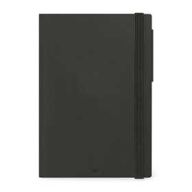 AGENDA 2027 legami BLACK SUIT giornaliera LARGE da 12 mesi DAY nero
