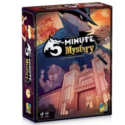 5 MINUTE MYSTERY 2026 gioco da tavolo IN ITALIANO solo 5 minuti DV GAMES età 8+