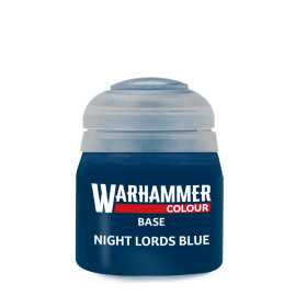 NIGHT LORDS BLUE colore Warhammer BASE 12ML acrilico BLU opaco