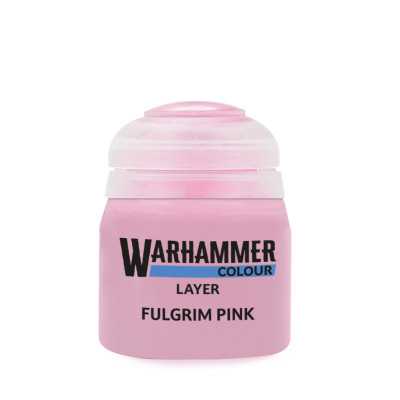 FULGRIM PINK colore layer WARHAMMER Games Workshop ROSA acrilico LUMEGGIATURE 12 ml