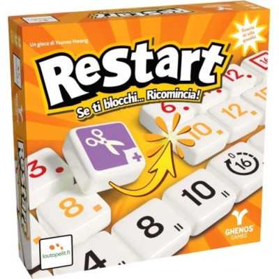 RESTART gioco da tavolo IN ITALIANO ghenos games SEMPLICE E VELOCE età 7+