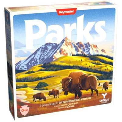 PARKS gioco da tavolo IN ITALIANO ghenos games PARCHI NAZIONALI età 10+