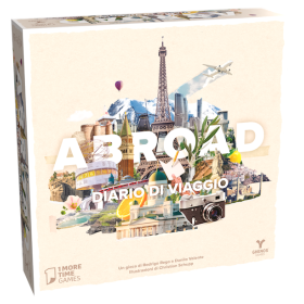 ABROAD diario di viaggio IN ITALIANO gioco da tavolo GHENOS GAMES età 12+