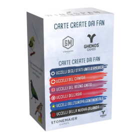 CARTE CREATE DAI FAN espansione per WINGSPAN gioco da tavolo IN ITALIANO età 14+