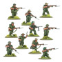 AYO GORKHALI gurkha STARTER ARMY set di miniature BOLT ACTION warlord games IN INGLESE età 14+
