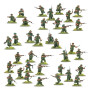 GURKHA set di miniature INFANTRY PLATOON warlord games BOLT ACTION età 14+